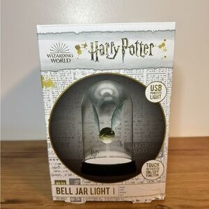 Harry Potter Golden Snitch Bell Jar Touch Light